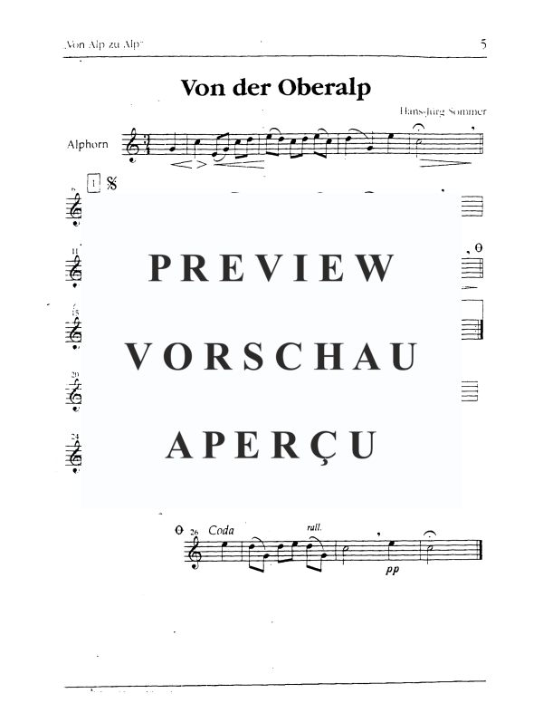 Produktgalerie: Seite 7 von 11 Von Alp zu Alp, , Alphorn