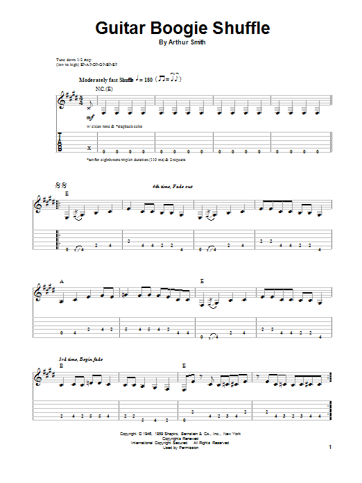 Product picture to: Guitar Boogie Shuffle