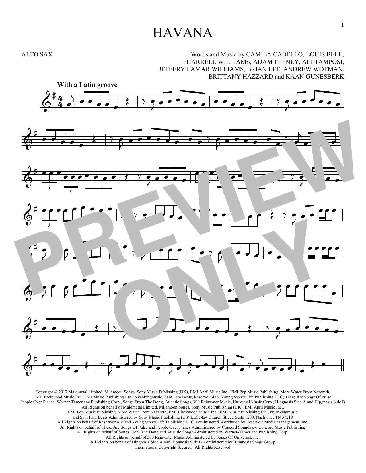 Product gallery: Page 1 of 1 Havana (feat. Young Thug), Camila Cabello