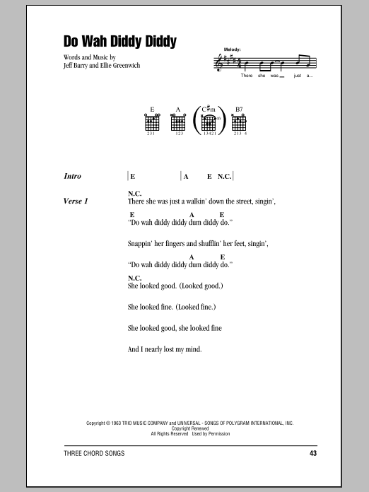 Produktgalerie: Seite 1 von 1 Do Wah Diddy Diddy, Manfred Mann, Gitarre