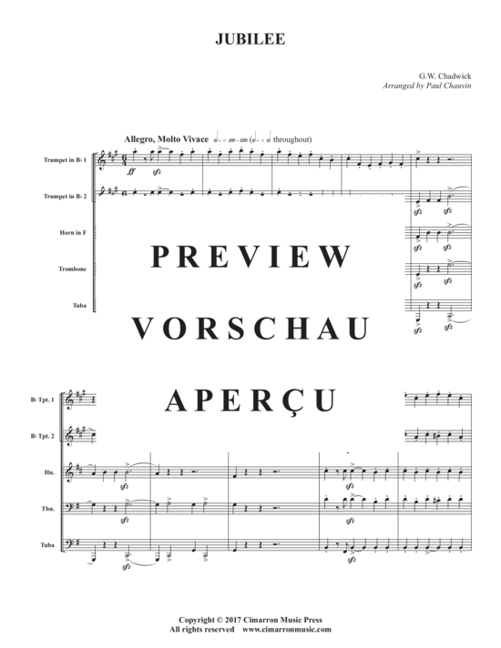 Produktgalerie: Seite 3 von 21 Jubilee , , (Blechbläserquintett)