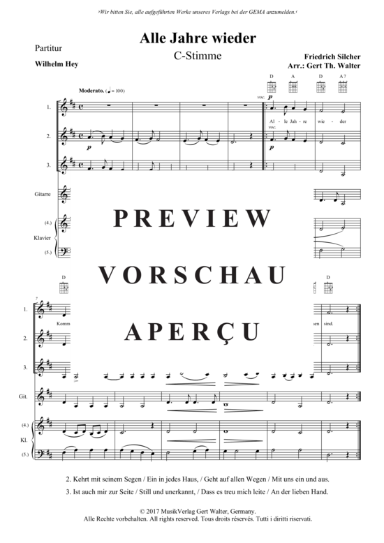 Produktgalerie: Seite 2 von 6 Alle Jahre wieder , , (flexibles Quintett)