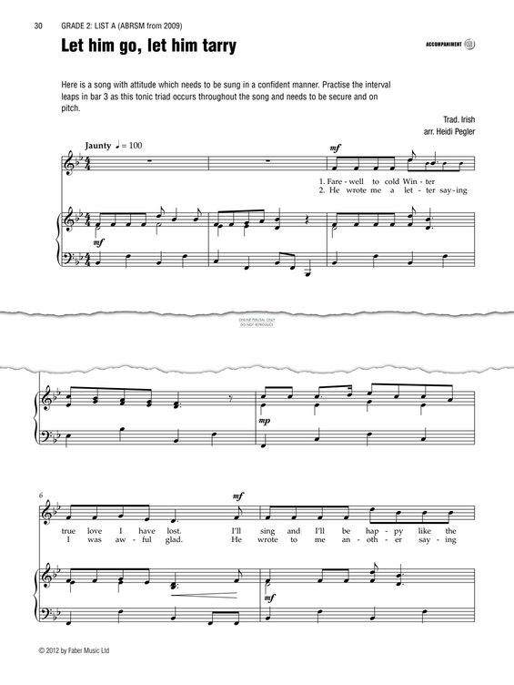 Produktgalerie: Seite 1 von 1 Let Him Go, Let Him Tarry, Irish Traditional, Gesang
