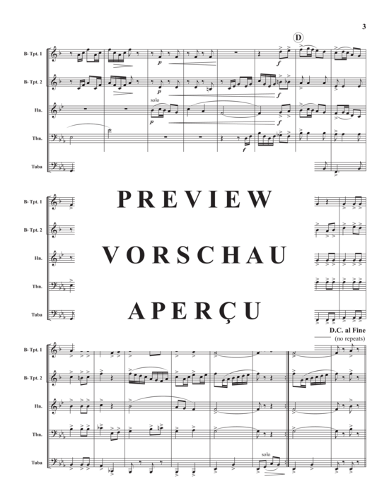 Produktgalerie: Seite 5 von 10 Hometown Brass Band March , , (Blechbläserquintett)