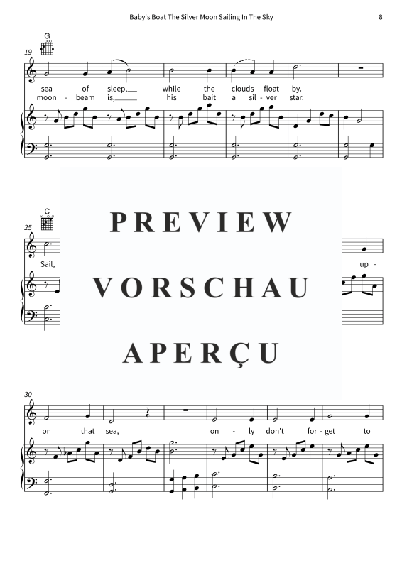 Produktgalerie: Seite 10 von 11 Emma´s Moonlit Adventure - A Bedtime Journey Through Dreams, , Gesang und Klavier, Gitarre
