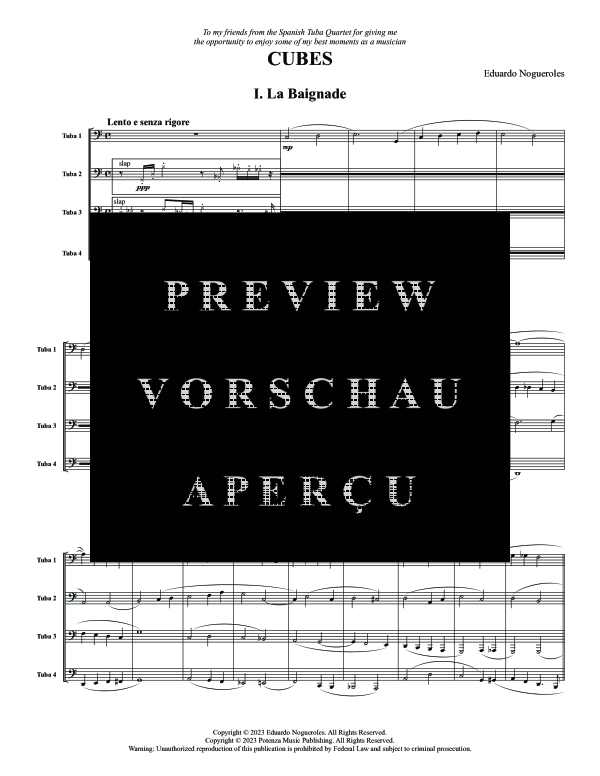 Product gallery: Page 6 of 11 Cubes, , (Tuba Quartet TTTT)