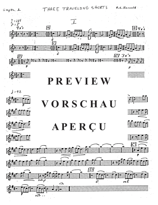 Product gallery: Page 19 of 21 Three Traveling Shorts , , (Tuba Quartett EETT)