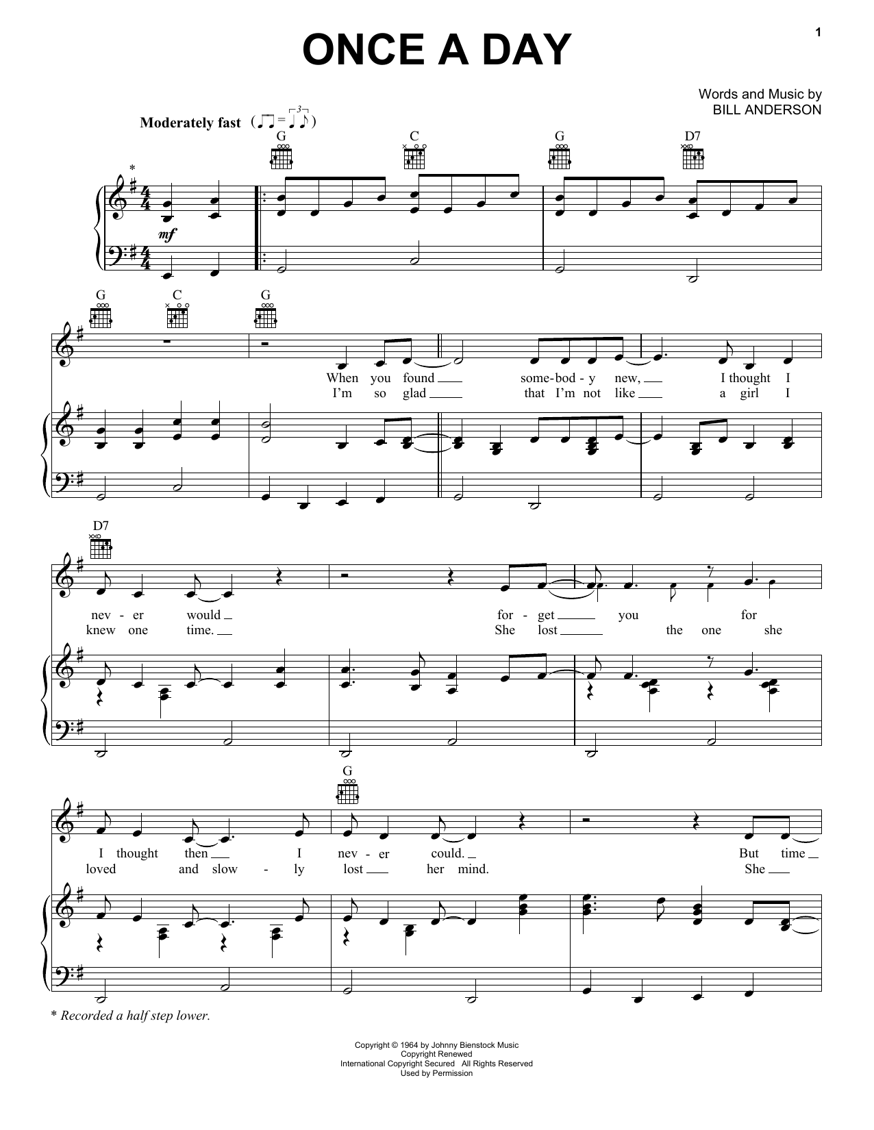 Produktgalerie: Seite 1 von 1 Once A Day, Connie Smith, Gesang, Gitarre, Klavier