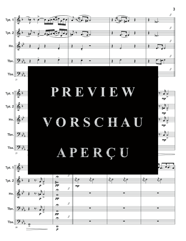 Produktgalerie: Seite 7 von 11 Hungarian Rhapsody No. 2, , (Blechbläser Quintett)