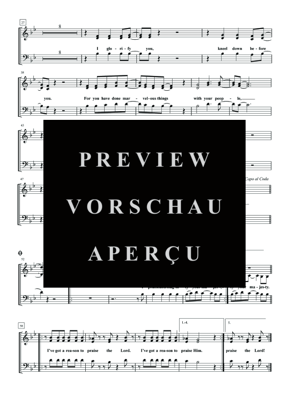 gallery: I´ve Got A Reason, , Gemischter Chor und Klavier