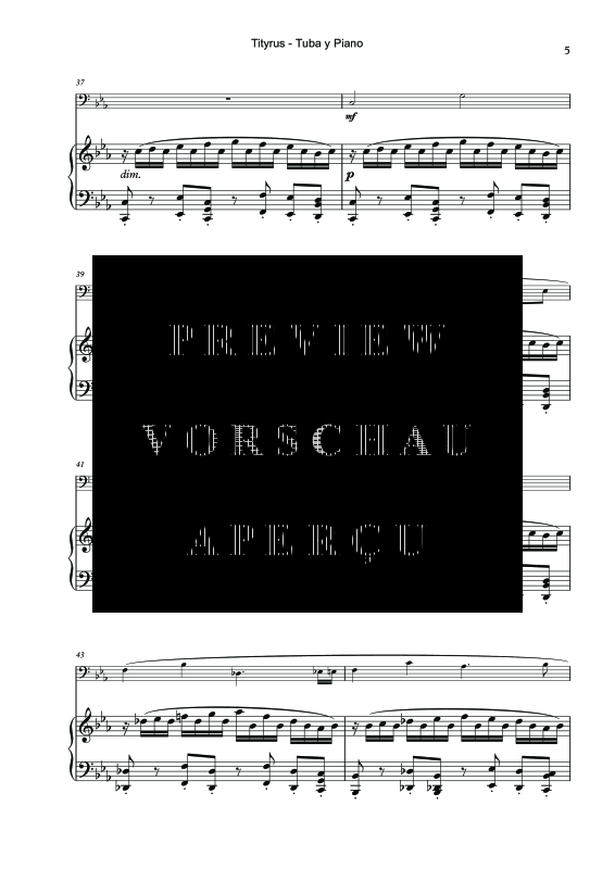 Product gallery: Page 7 of 11 Tityrus, , (tuba and piano)