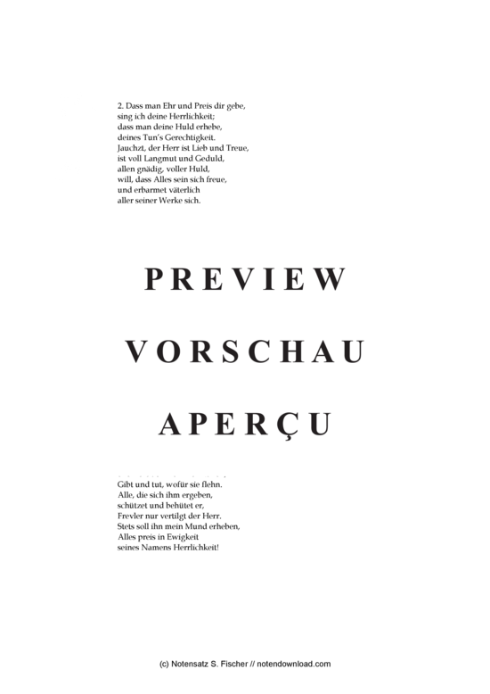 Product gallery: Page 3 of 3 Dir, mein Gott, will ich lobsingen , , (mixed choir)