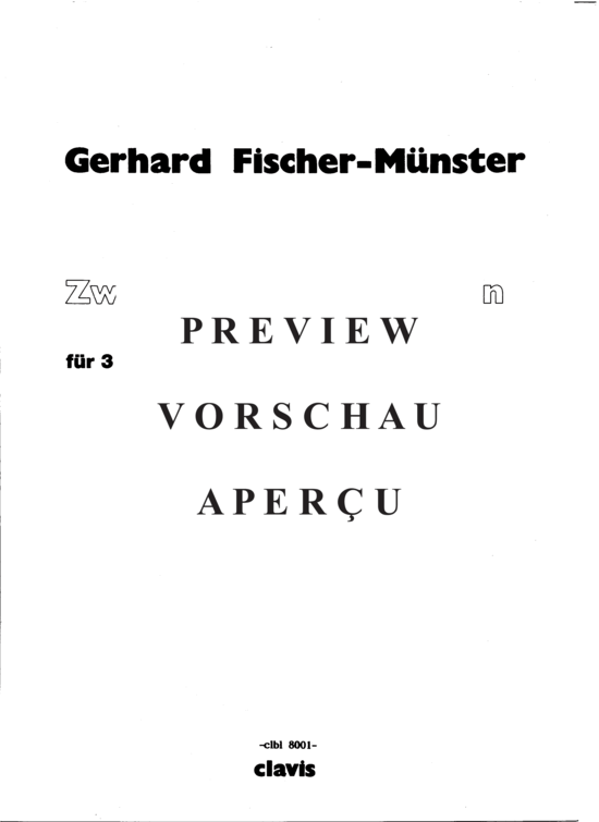 Product gallery: Page 2 of 4 Zwei Wettervorhersagen , , (Clarinet duet)