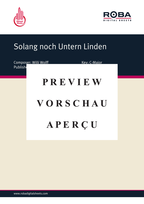 gallery: Solang noch Untern Linden , 	, (Klavier + Gesang)