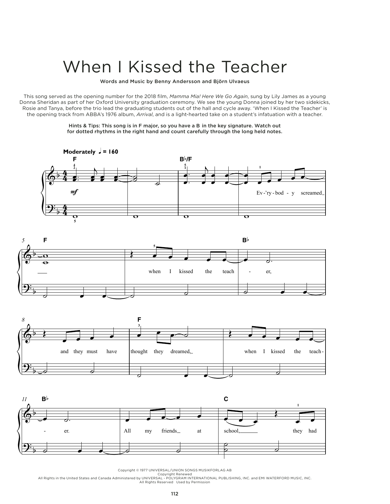 Produktbild zu: When I Kissed The Teacher