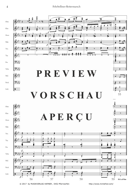 Product gallery: Page 9 of 11 Fehrbelliner Reitermarsch, , (large wind orchestra)