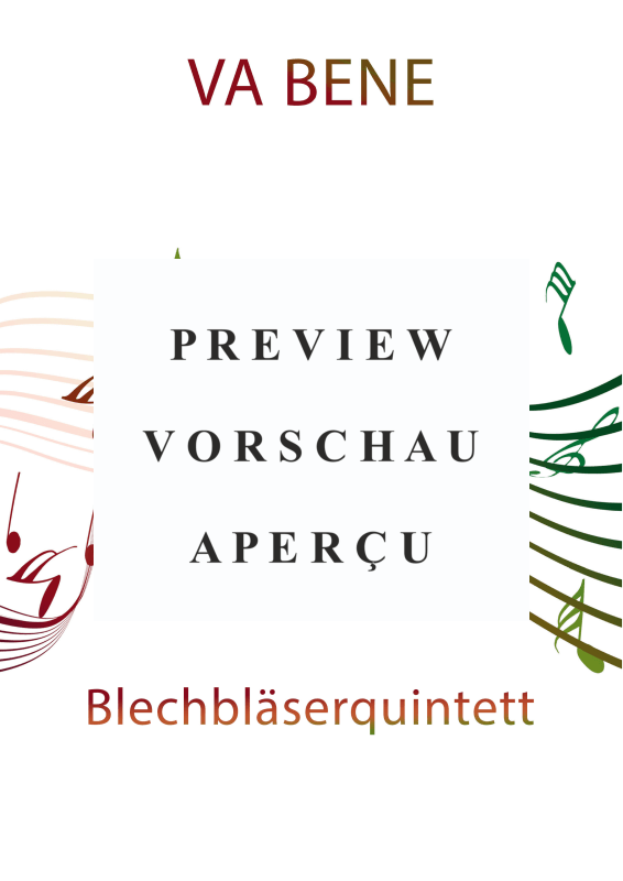 Produktgalerie: Seite 2 von 11 Va bene, Peter Kraus, (Blechbläserquintett)