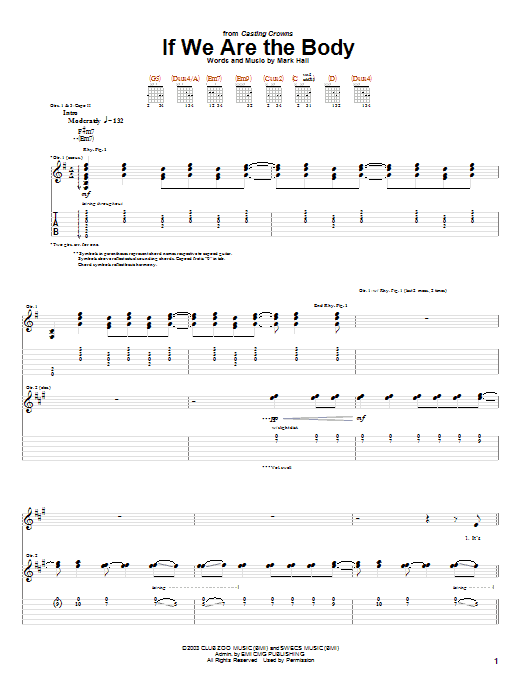 Product gallery: Page 1 of 1 If We Are The Body, Casting Crowns
