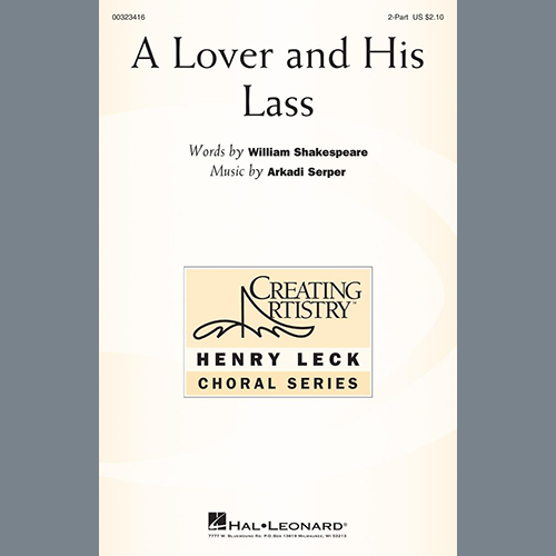 cover: A Lover And His Lass, Arkadi Serper