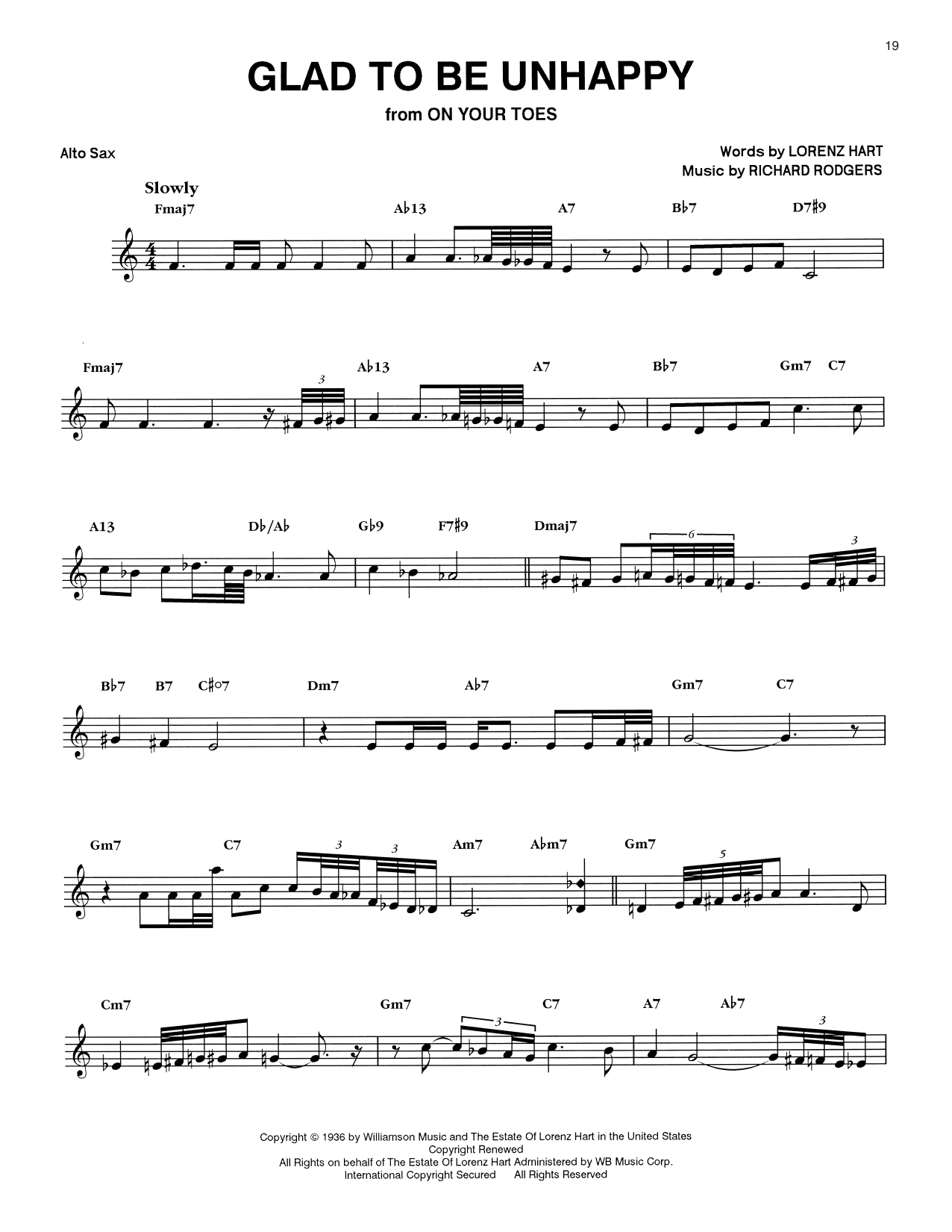 Product gallery: Page 1 of 1 Glad To Be Unhappy, Eric Dolphy