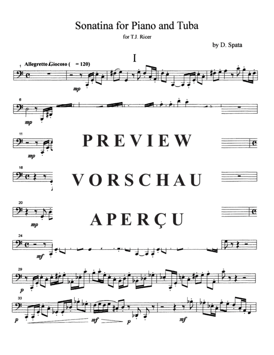Product gallery: Page 17 of 21 Sonatina , , (tuba + piano)
