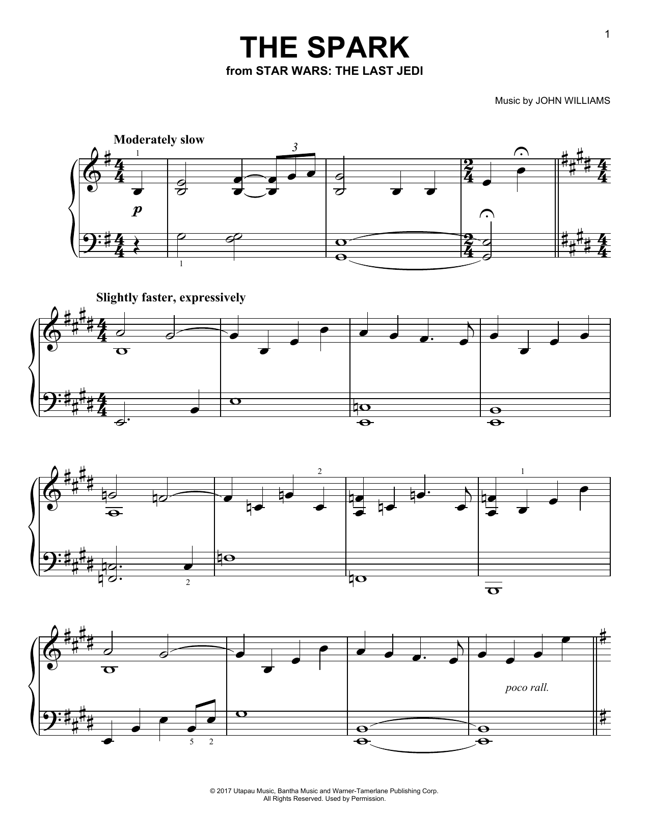 Produktgalerie: Seite 1 von 1 The Spark, John Williams, Klavier
