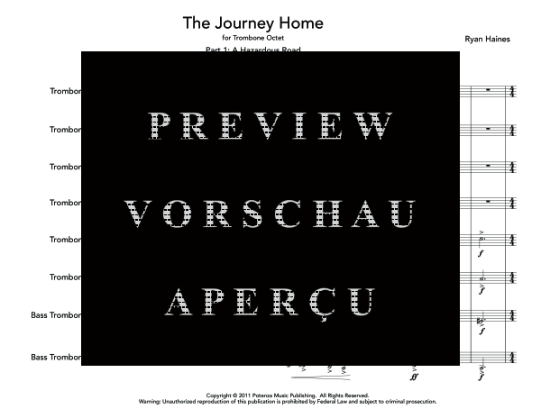 gallery: Journey Home, The, , (Trombone Octet)