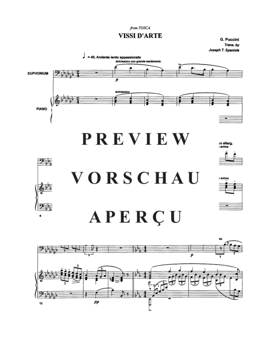 Product gallery: Page 3 of 21 Four Puccini Arias , , (euphonium + piano)