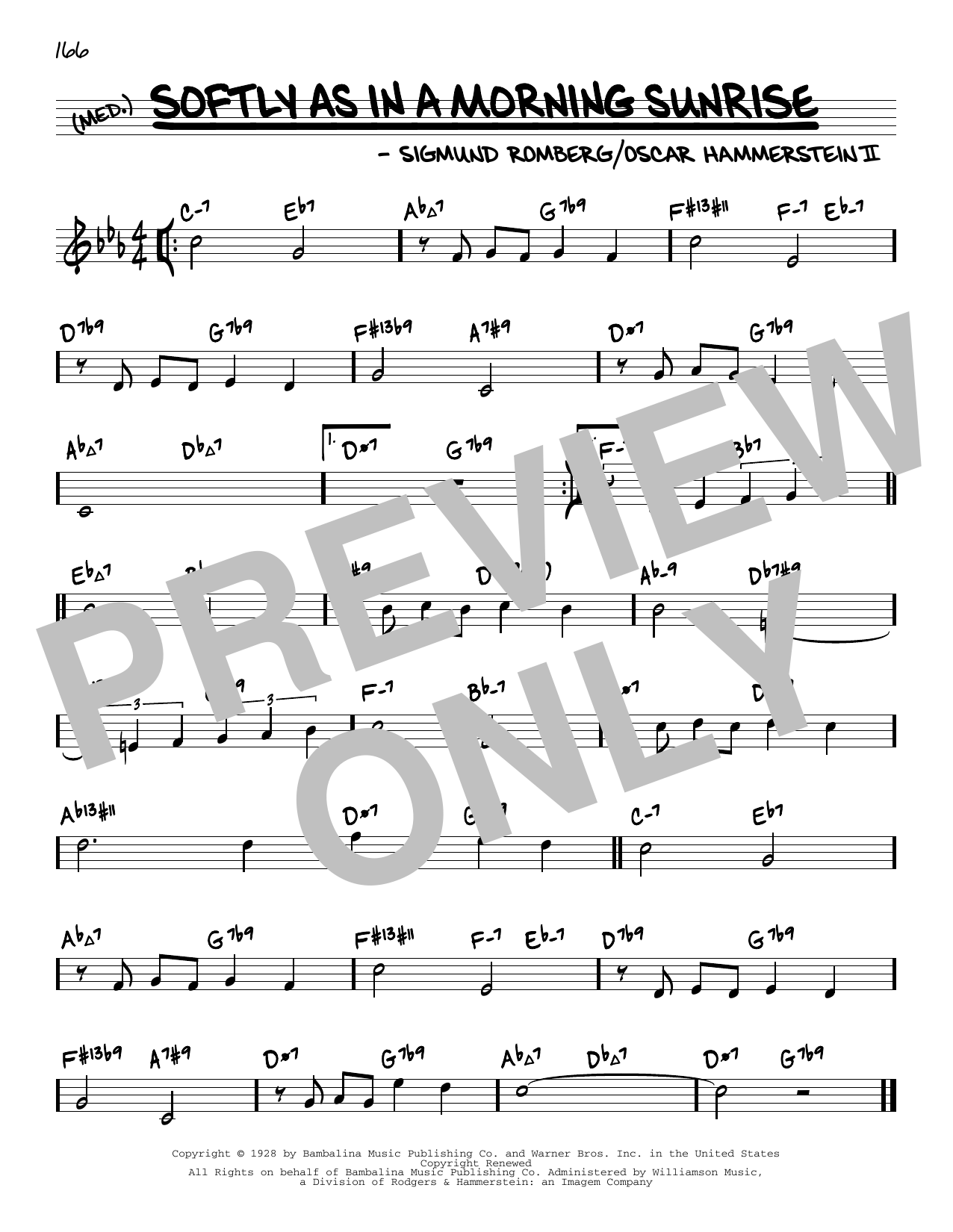 Produktbild zu: Softly As In A Morning Sunrise (arr. David Hazeltine)