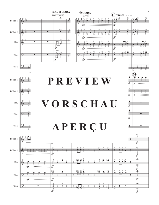Produktgalerie: Seite 9 von 19 Overture la Parodie , , (Blechbläserquintett)