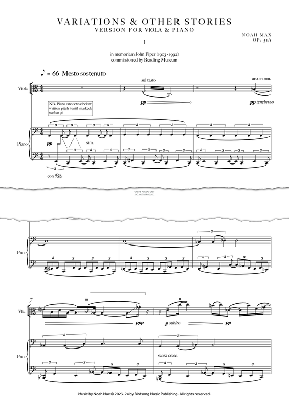 Product gallery: Page 1 of 1 Variations and Other Stories, Noah Max