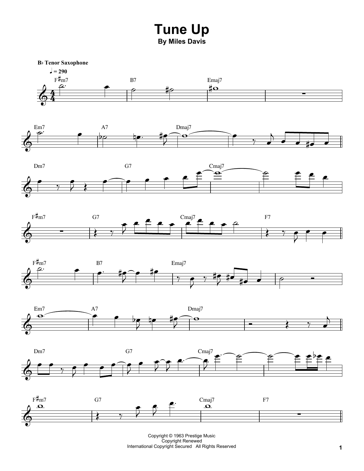 Product gallery: Page 1 of 1 Tune Up, Sonny Stitt
