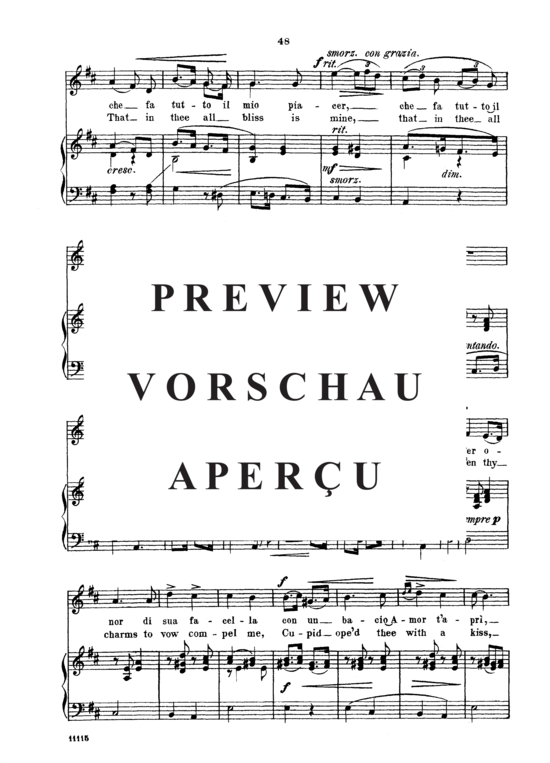 Product gallery: Page 5 of 9 Pur dicesti, o boca bella, Parisotti, Alessandro, Medium Voice and Piano