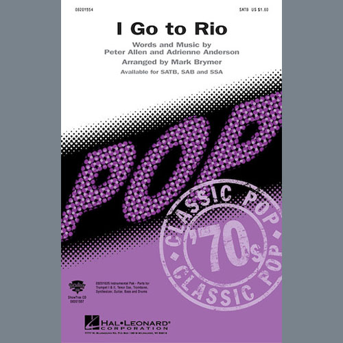 Product picture to: I Go To Rio (from The Boy From Oz) (arr. Mark Brymer)