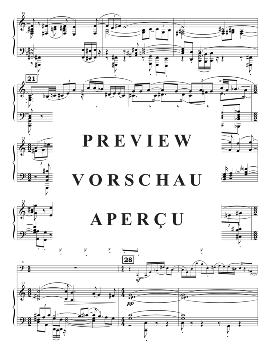 Produktgalerie: Seite 21 von 21 Concerto for Tuba and Chamber Orchestra , , (Tuba Solo + Klavier)