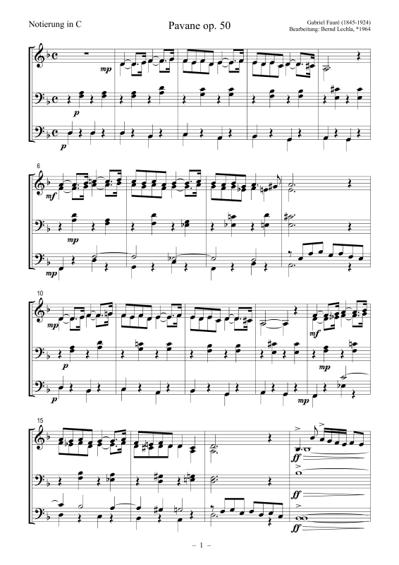 Produktbild zu: Pavane op. 50Gabriel Fauré