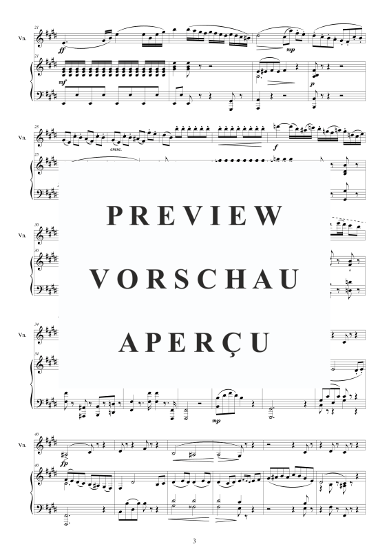 Produktgalerie: Seite 4 von 11 Streichquartett Nr. 2 in E-Dur, , Violine und Klavier