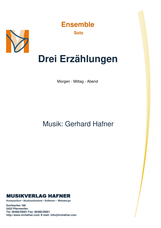 Product picture to: Drei ErzählungenGerhard Hafner