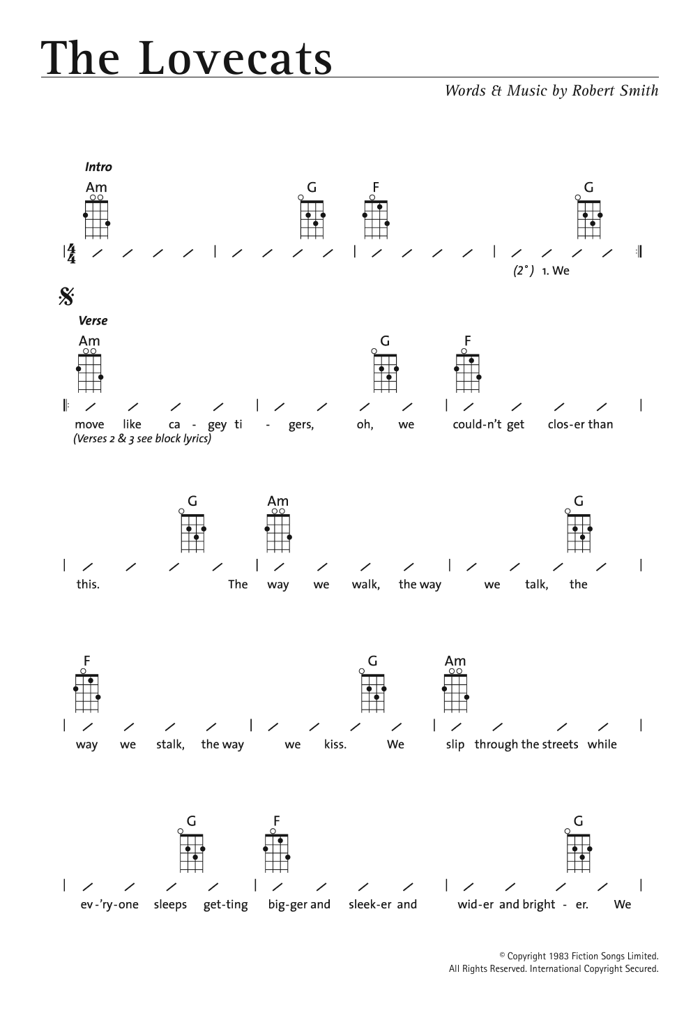 Product gallery: Page 1 of 1 The Lovecats, The Cure