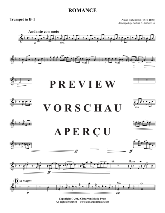 Produktgalerie: Seite 4 von 8 Romanze , , (Blechbläserquintett)