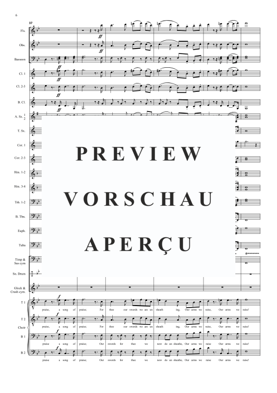 Produktgalerie: Seite 9 von 11 Comrades in Arms, , Männerchor TTBB und Concert Band