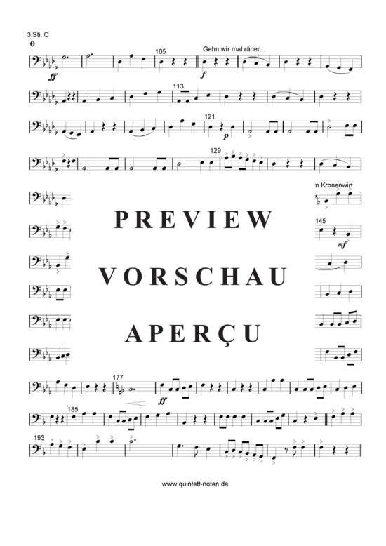 Product gallery: Page 19 of 21 German-Schunkel-Medley , Blasorchester Fatamo, (trombone/tenor horn trio)