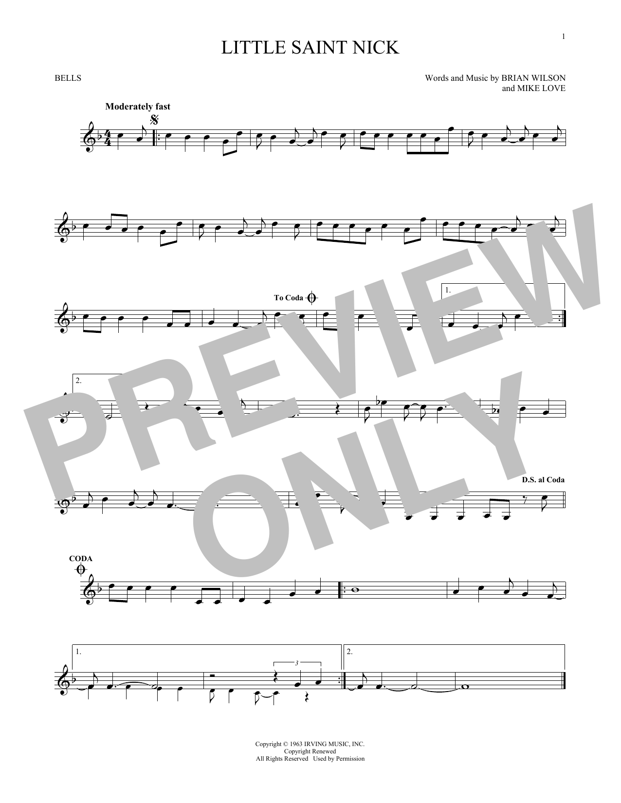 Produktgalerie: Seite 1 von 1 Little Saint Nick, The Beach Boys, Percussion