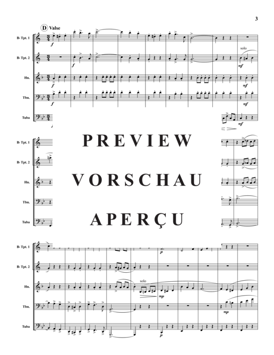 Produktgalerie: Seite 5 von 19 Over the Waves , , (Blechbläserquintett)