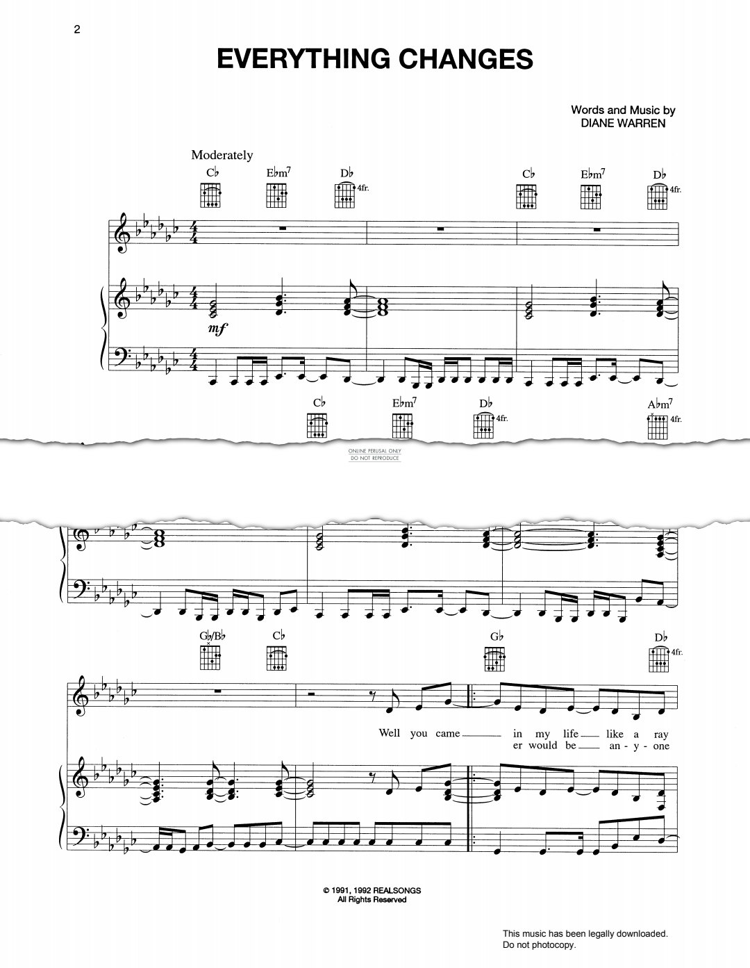 Product gallery: Page 1 of 1 Everything Changes, Kathy Troccoli