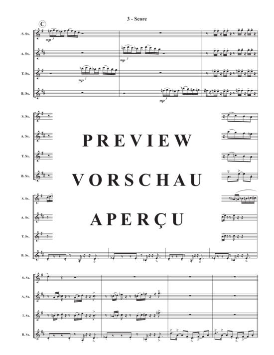 Product gallery: Page 5 of 19 Fort Worth Funk , , (Saxophone Quartet SATB)