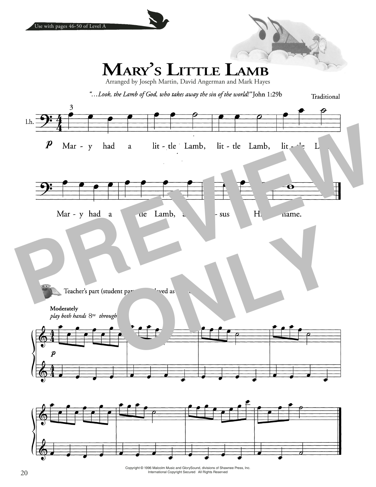 Produktbild zu: Mary's Little Lamb
