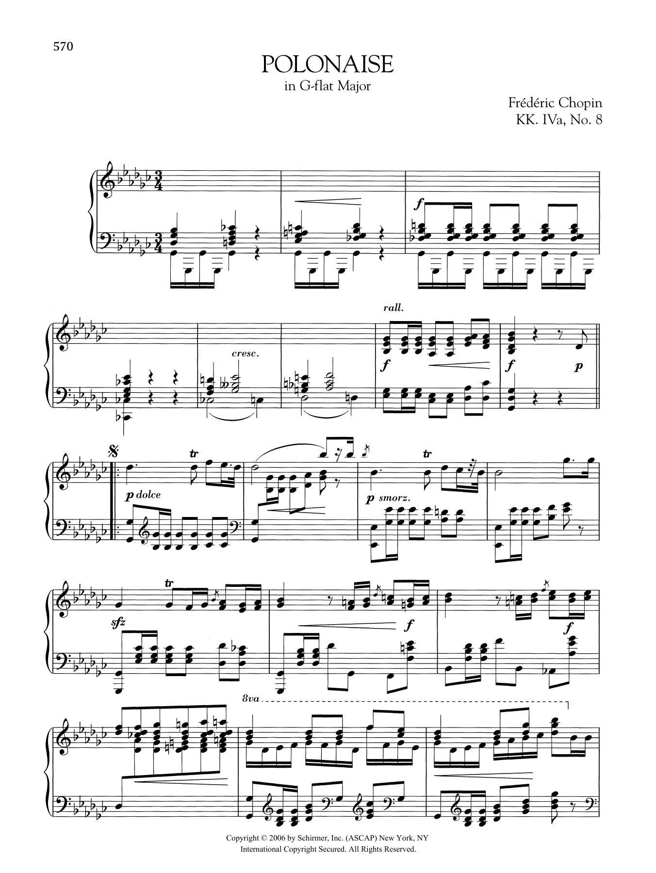 Product gallery: Page 1 of 1 Polonaise in G-flat Major, KK. IVa, No. 8, Frédéric Chopin