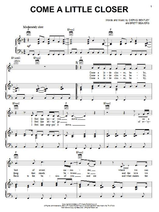 Produktbild zu: Come A Little Closer