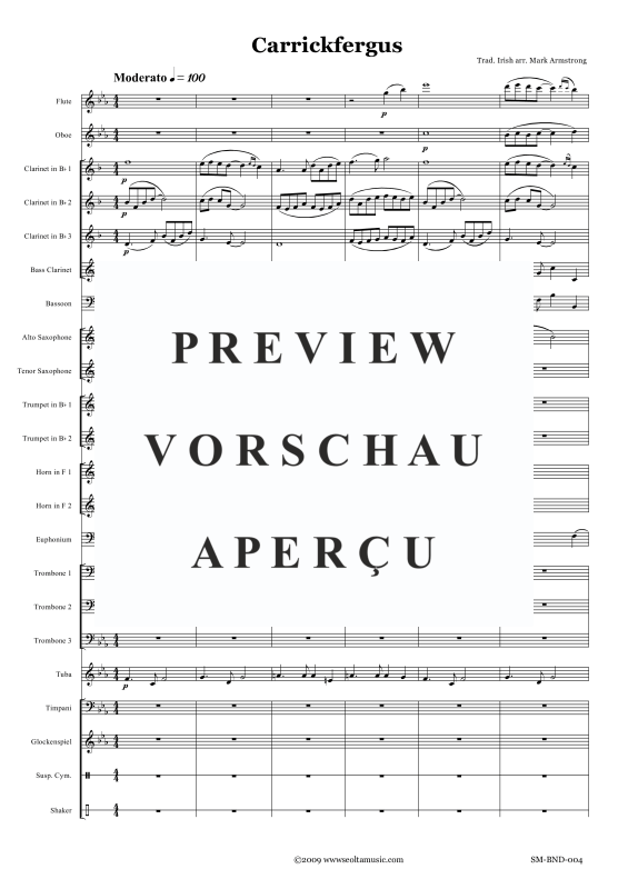 Produktgalerie: Seite 4 von 11 Carrickfergus, , Concert Band